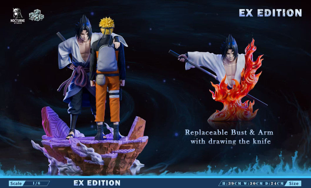 Naruto Nocturne & Ice Studio Uchiha Sasuke & Uzumaki Naruto Reunion