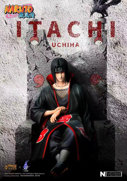 Naruto Pickstar Studio Uchiha Itachi on the Throne Licensed Resin Statue