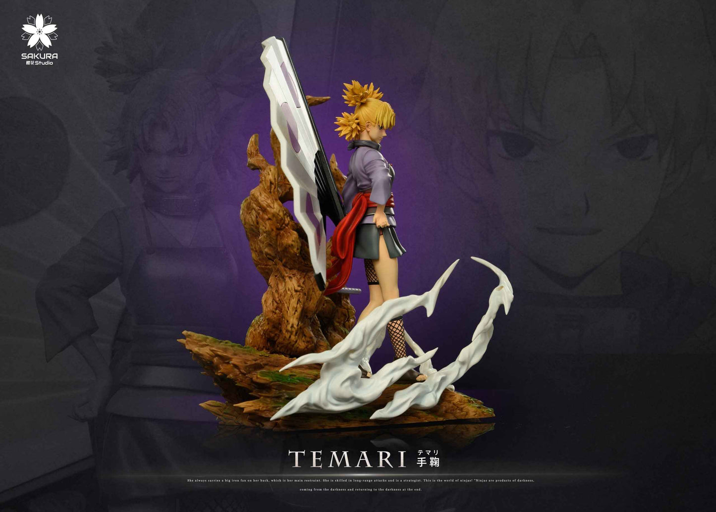 Naruto Sakura Studio Temari Resin Statue