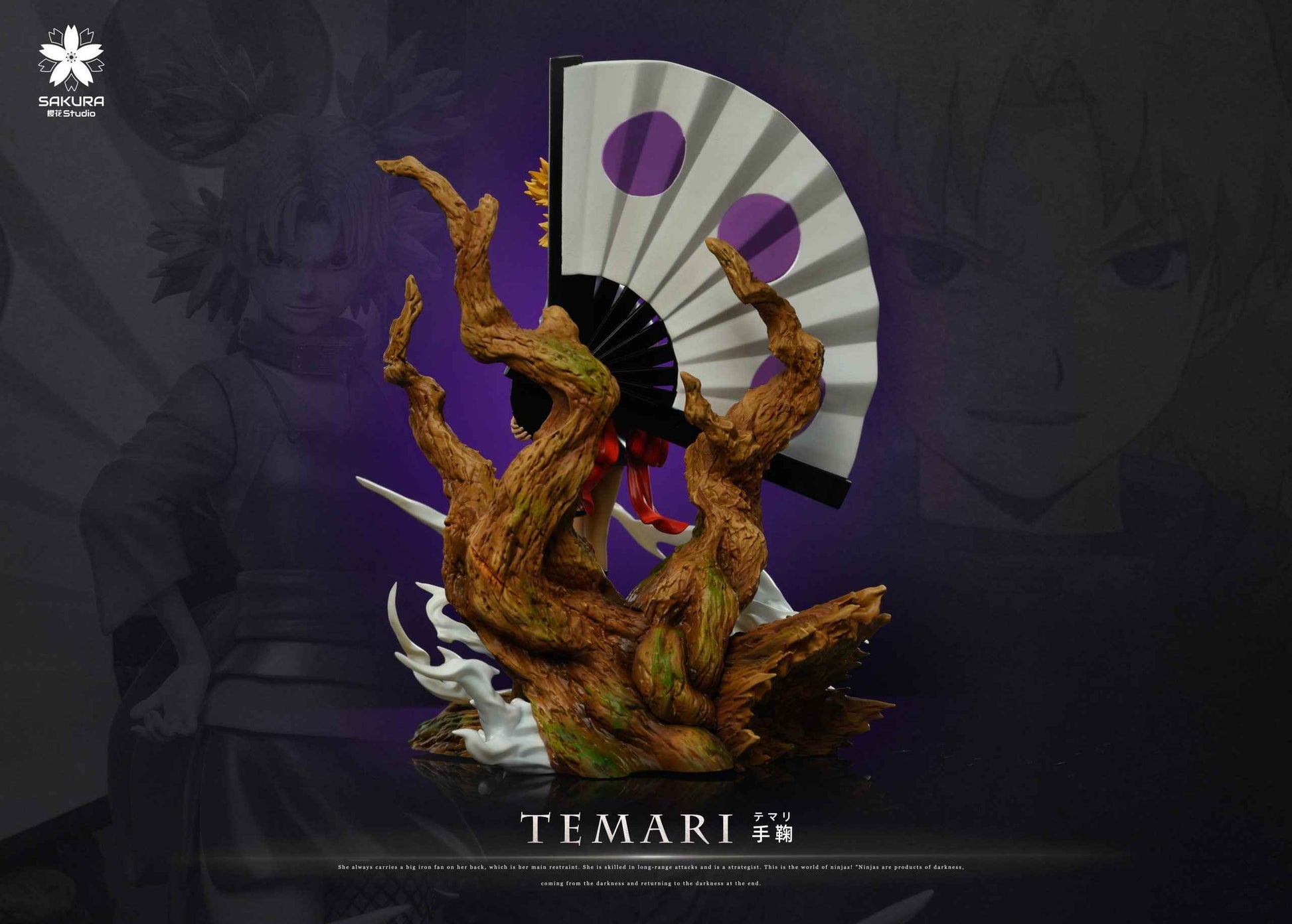 Naruto Sakura Studio Temari Resin Statue