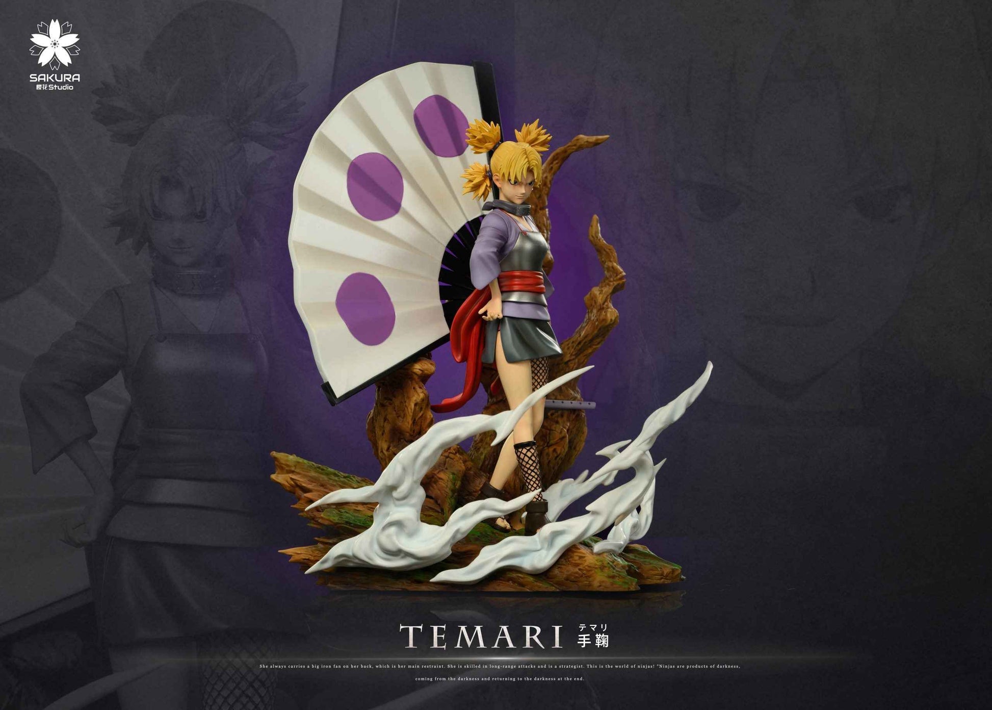 Naruto Sakura Studio Temari Resin Statue