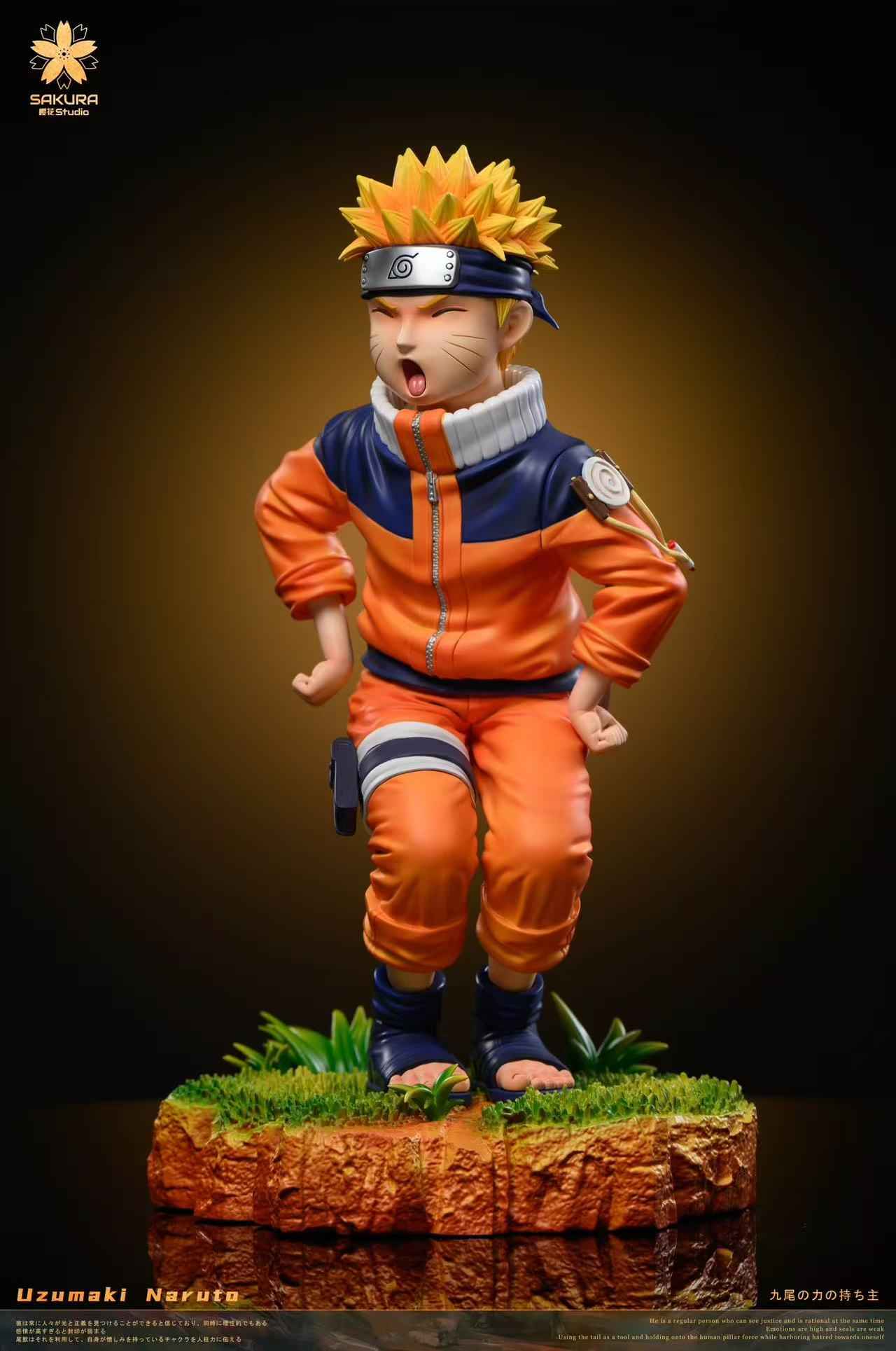 Naruto Sakura Studio Young Naruto Resin Statue