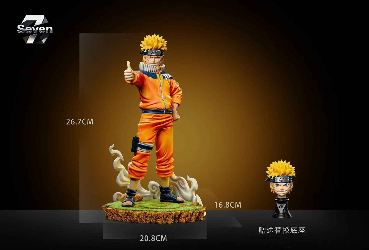 Naruto Seven Studio Uzumaki Naruto Resin Statue