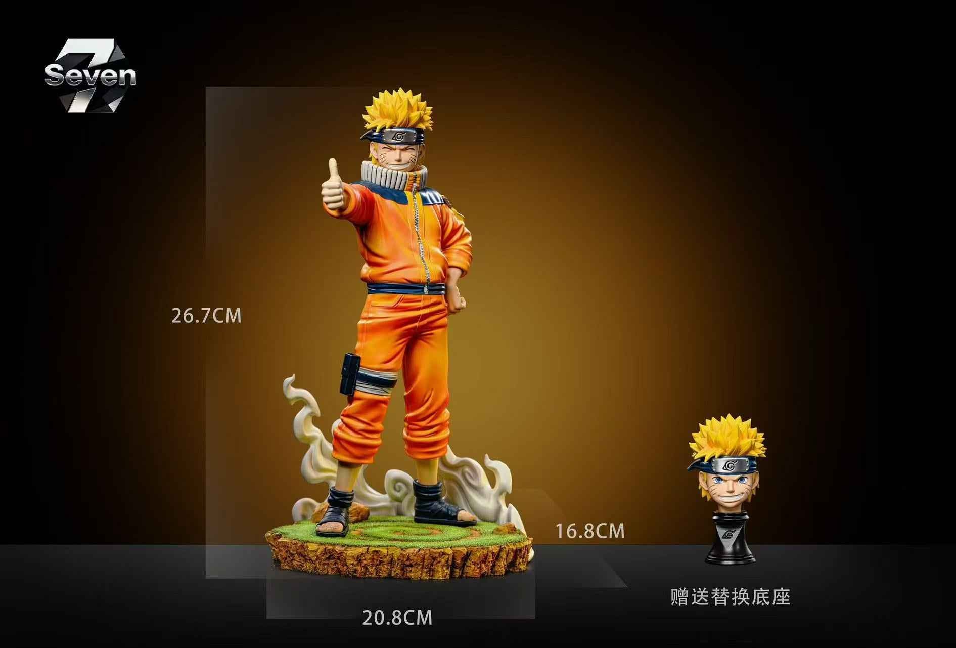 Naruto Seven Studio Uzumaki Naruto Resin Statue