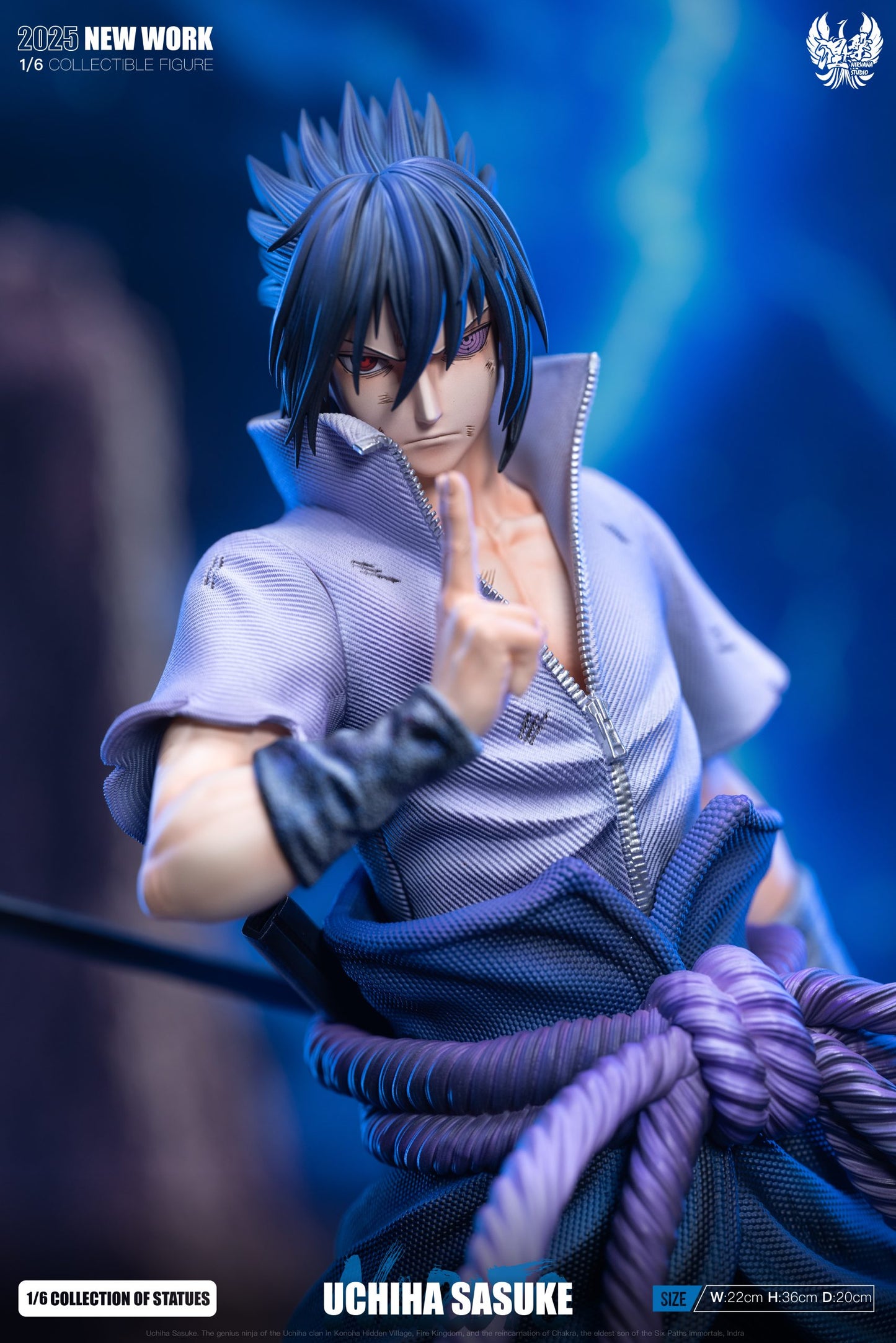 Naruto Nirvana Studio Sasuke Uchiha v2.0 Resin Statue