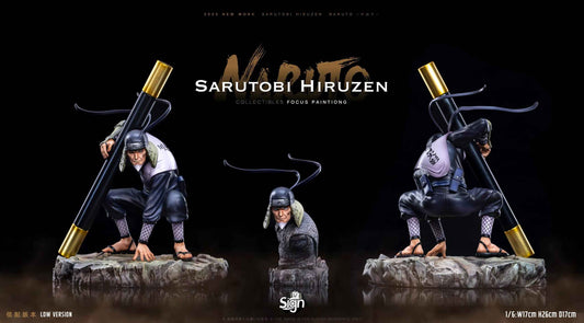 Naruto Sign Studio Sarutobi Hiruzen Resin Statue