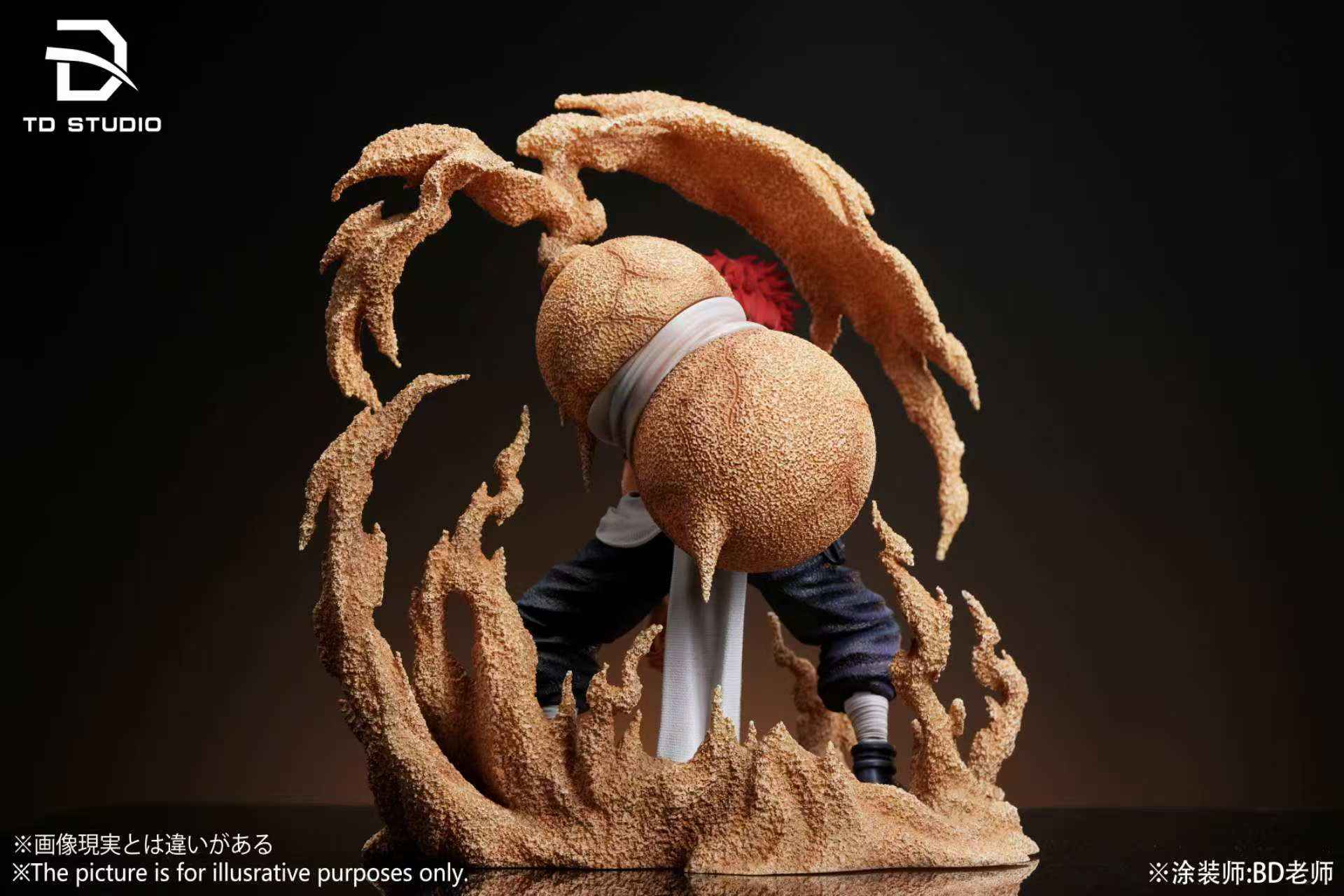Naruto TD Studio Childhood Gaara Resin Statue