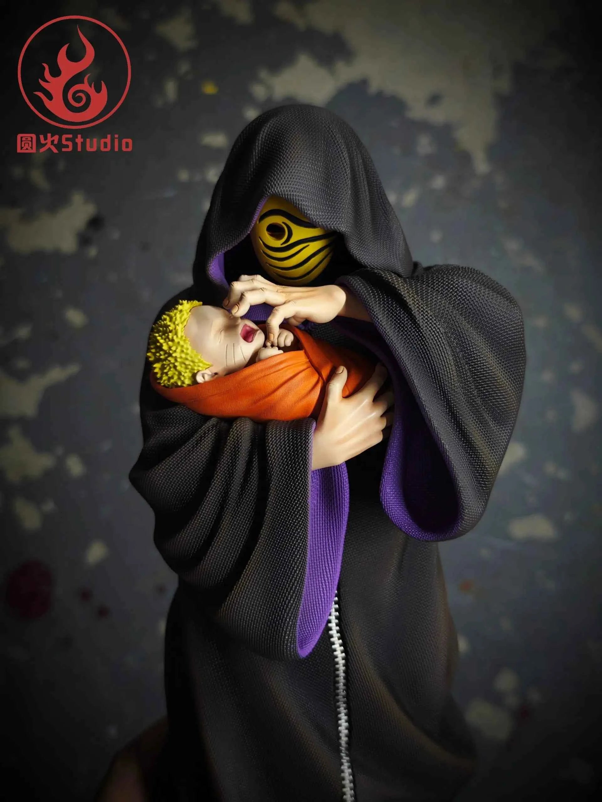 Naruto Yuan Huo Studio Uchiha Obito Resin Statue