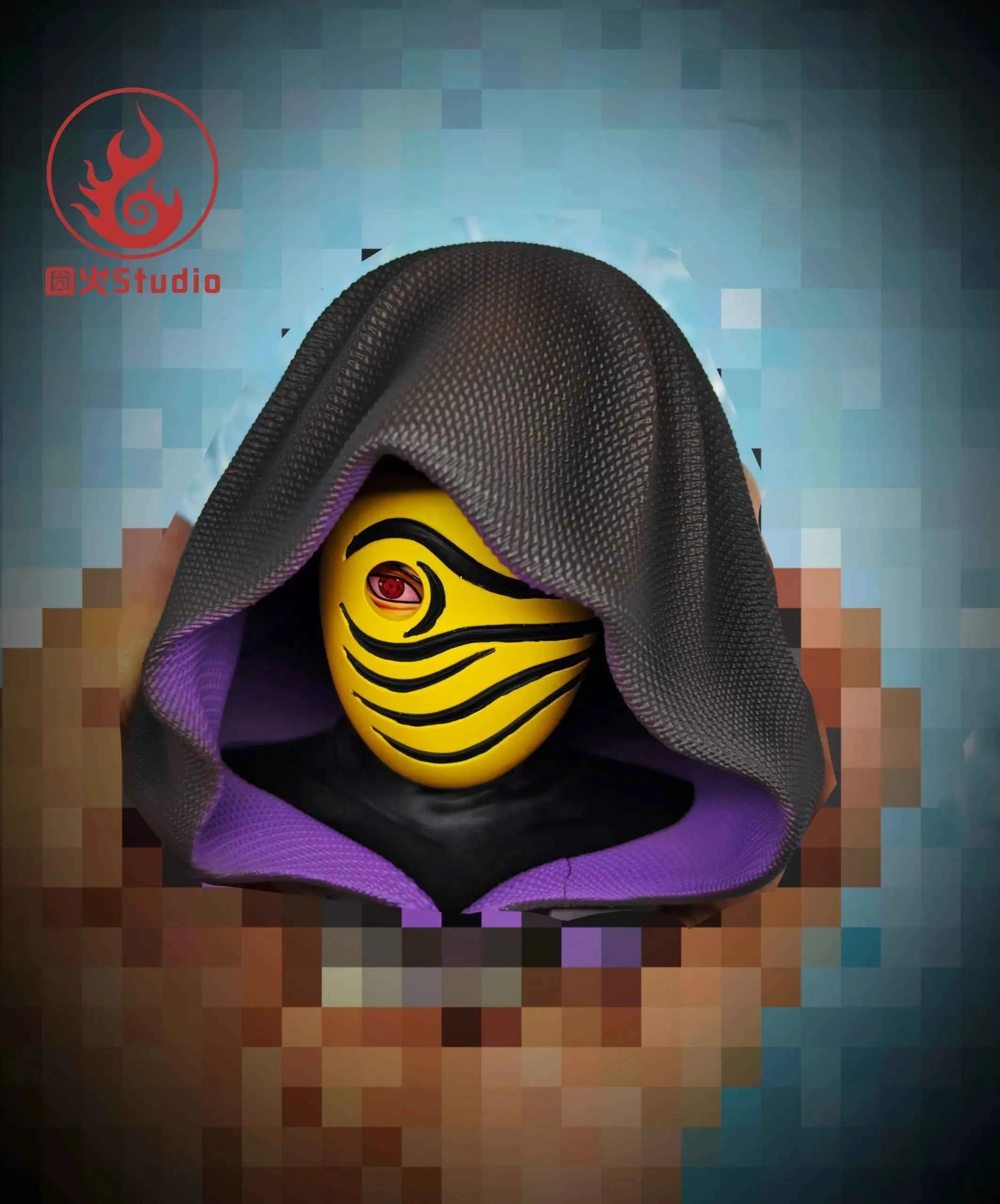 Naruto Yuan Huo Studio Uchiha Obito Resin Statue