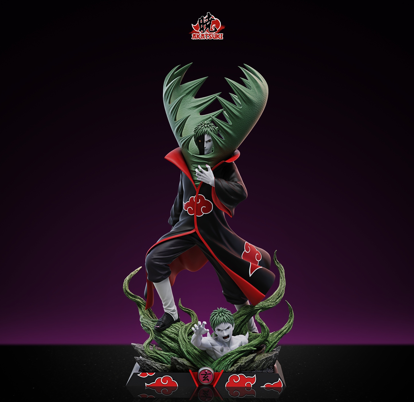 Naruto Akatsuki Studio Zetsu Resin Statue