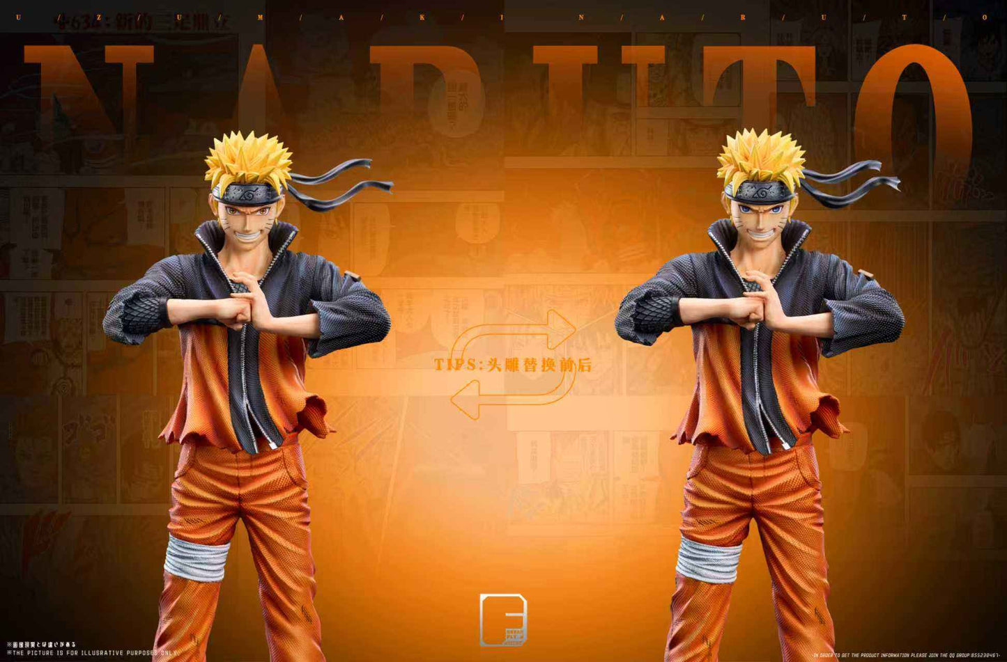 Naruto Dream Fly Studio Uzumaki Naruto & Uchiha Sasuke & Sakura Haruno 1/6 Resin Statue