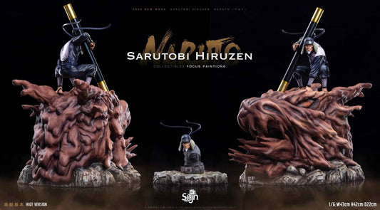 Naruto Sign Studio Sarutobi Hiruzen Resin Statue