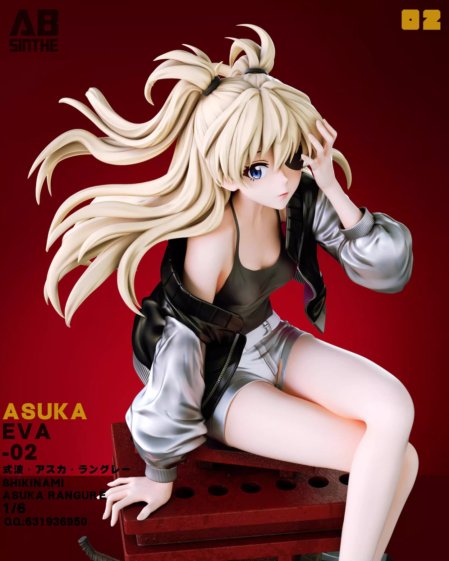 Neo Genesis Evangelion ABsinthe Studio Soryu Asuka Langley 1/6 Resin Statue