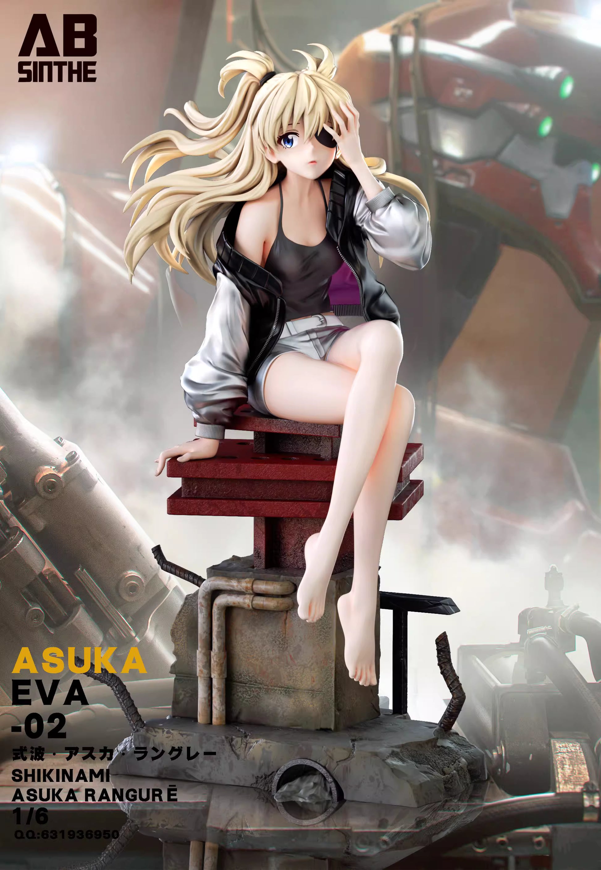 Neo Genesis Evangelion ABsinthe Studio Soryu Asuka Langley 1/6 Resin Statue