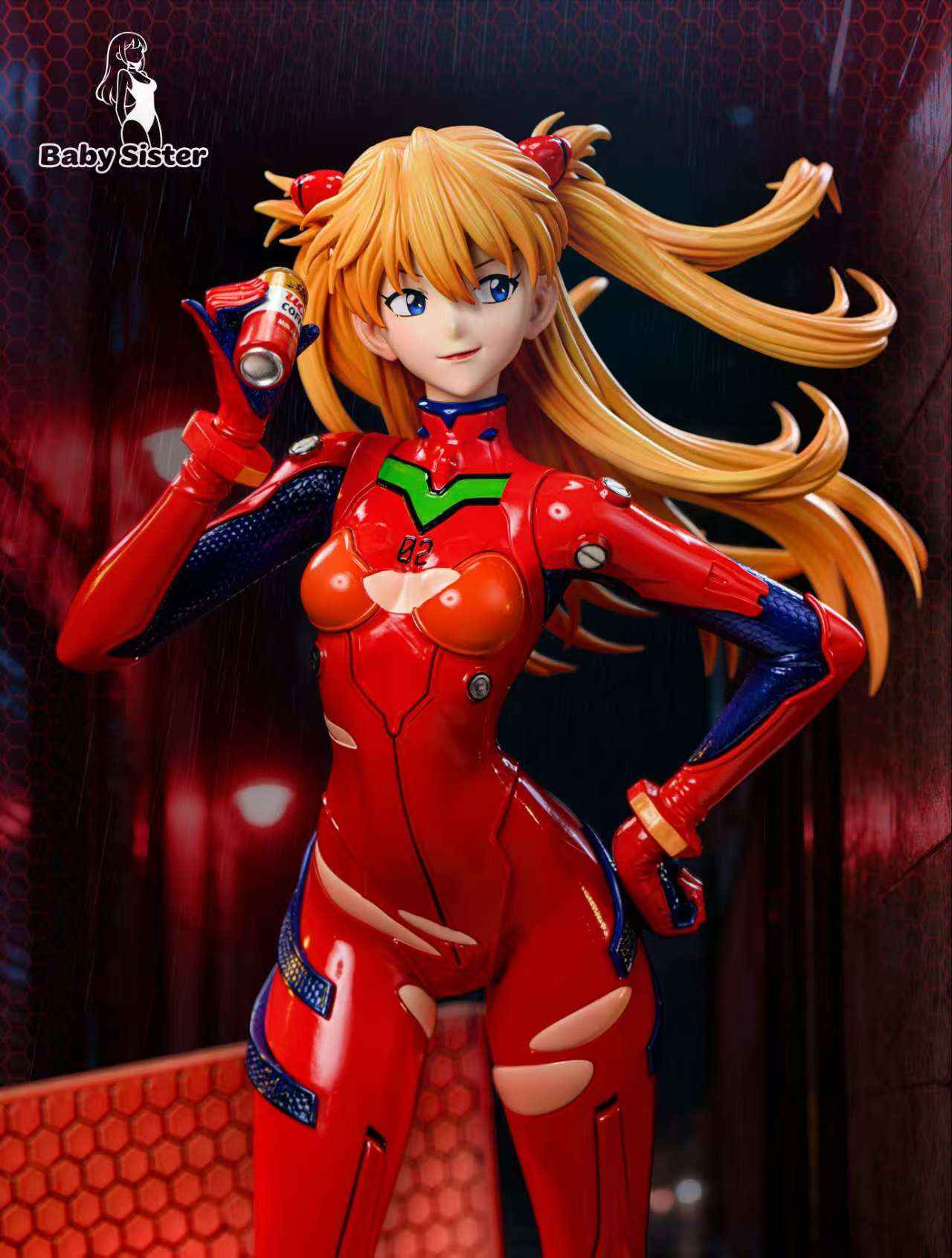 Neo Genesis Evangelion Baby Sister Studio Soryu Asuka Langley 1/6 Resin Statue