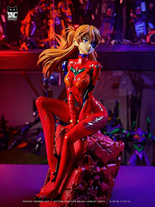 Neo Genesis Evangelion Instant Noodles Cat Studio Soryu Asuka Langley Resin Statue