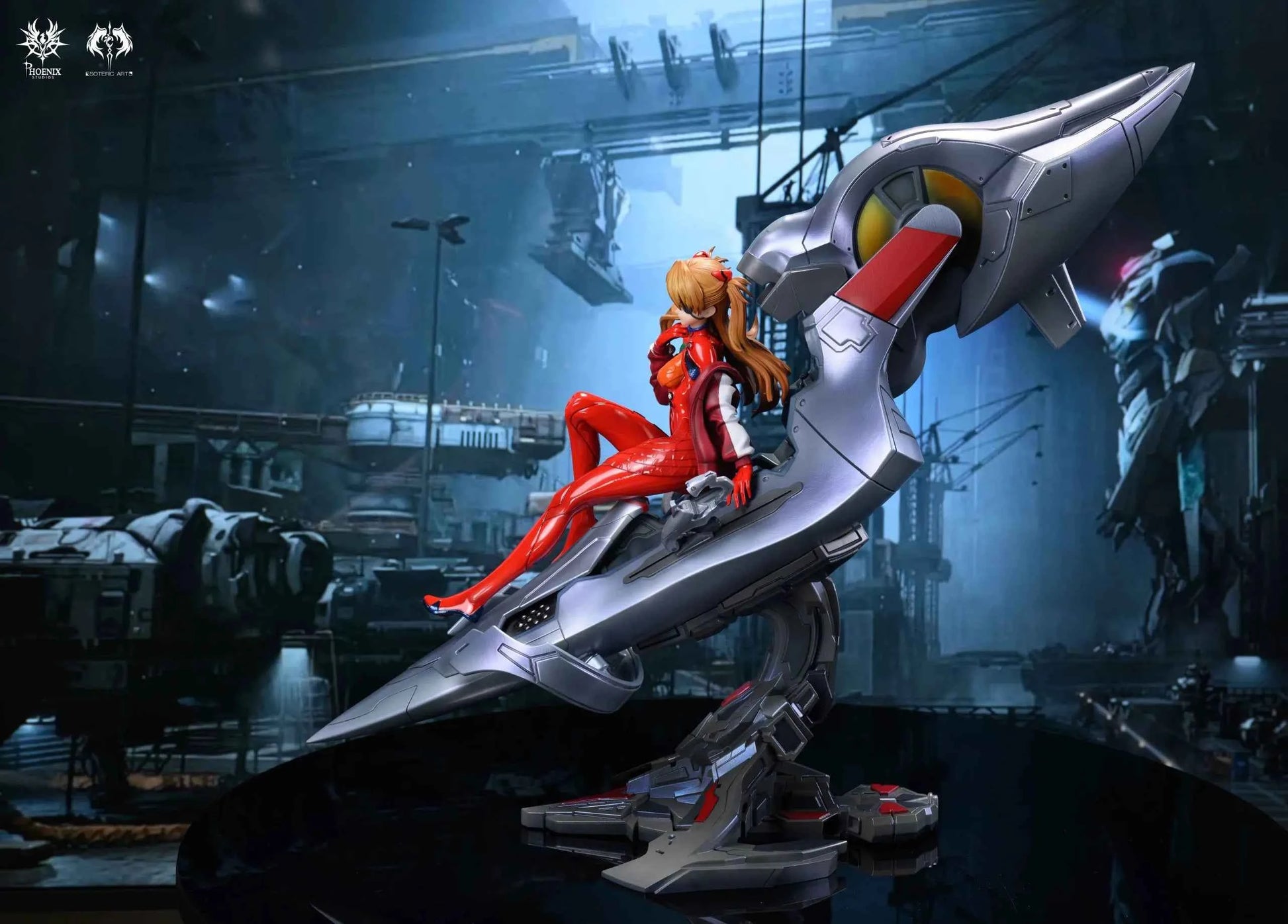 Neo Genesis Evangelion Phoenix & Esoteric Arts Studio Soryu Asuka Langley Cockpit Resin Statue