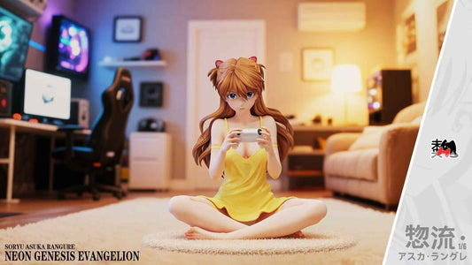 Neo Genesis Evangelion Wei Yang Studio Soryu Asuka Langley Game Console 1/6 Resin Statue