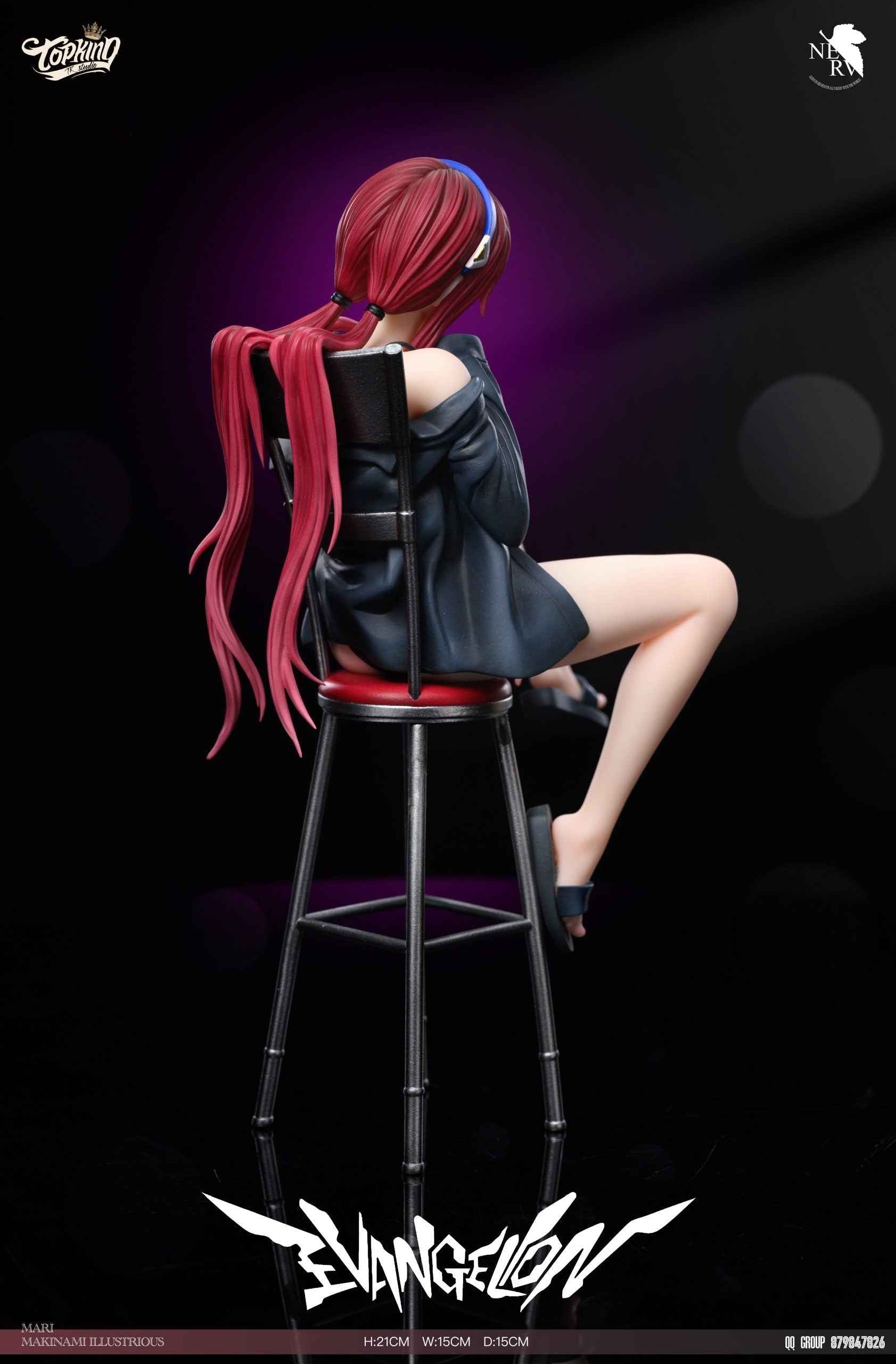 Neon Genesis Evangelion ~ Top King Studio ~ Mari Makinami Illustrious ~ Resin Statue