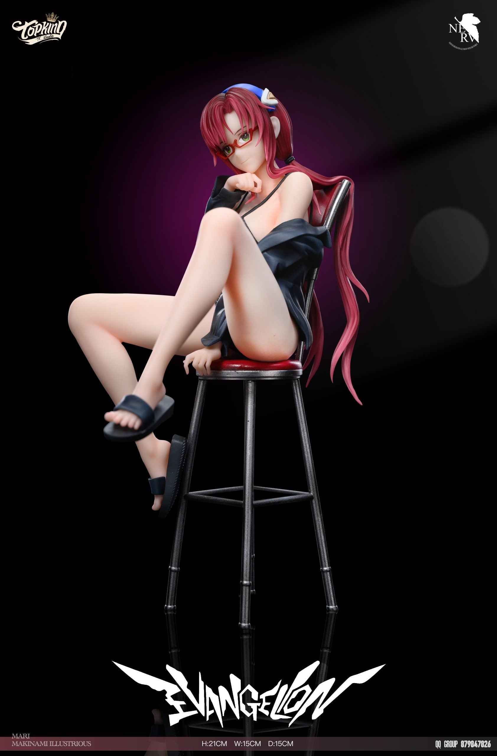 Neon Genesis Evangelion ~ Top King Studio ~ Mari Makinami Illustrious ~ Resin Statue
