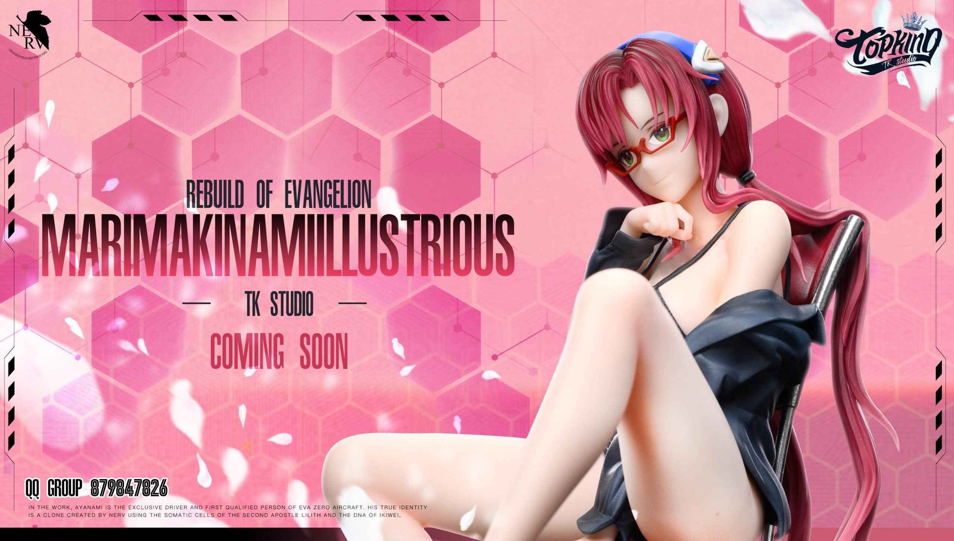 Neon Genesis Evangelion ~ Top King Studio ~ Mari Makinami Illustrious ~ Resin Statue