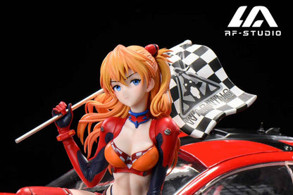 Neon Genesis Evangelion AF Studio Soryu Asuka Langley McLaren Sports Car 1/6 Resin Stautue