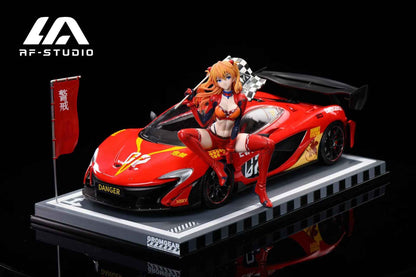 Neon Genesis Evangelion AF Studio Soryu Asuka Langley McLaren Sports Car 1/6 Resin Stautue