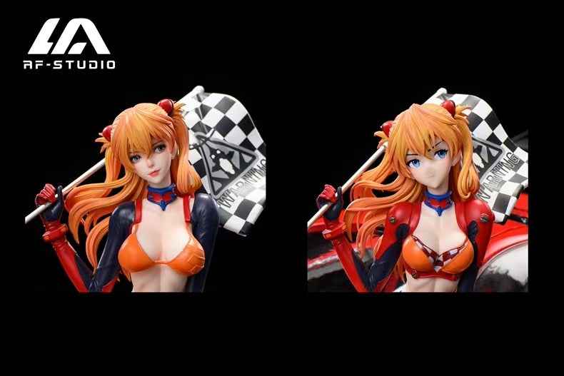 Neon Genesis Evangelion AF Studio Soryu Asuka Langley Sitting on Tire 1/6 Resin Statue