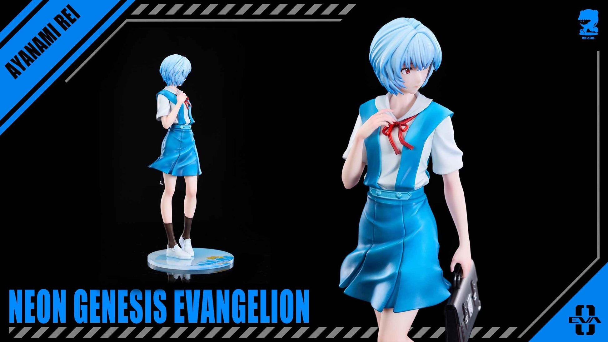 Neon Genesis Evangelion BB Girl Studio Rei Ayanami Resin Statue