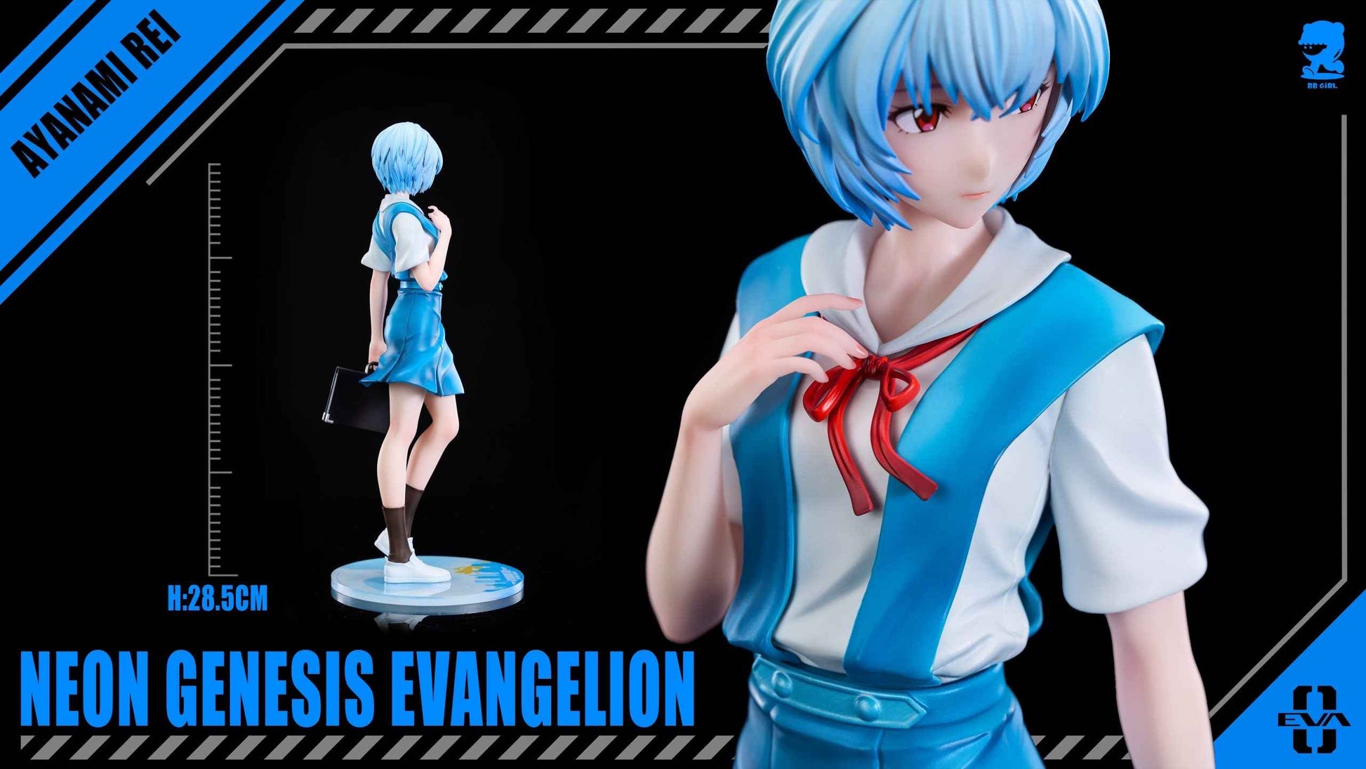 Neon Genesis Evangelion BB Girl Studio Rei Ayanami Resin Statue