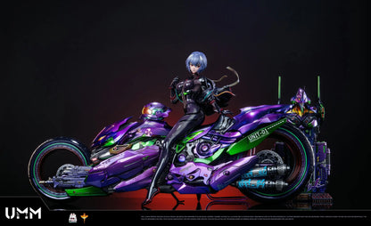 Neon Genesis Evangelion DT Studio Sci-Fi Motorcycle Ayanami Rei Resin Statue