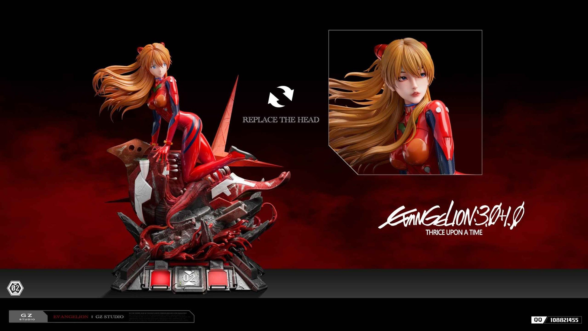 Neon Genesis Evangelion GZ Studio Soryu Asuka Langley Resin Statue