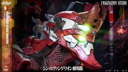 Neon Genesis Evangelion Imagination Studio Soryu Asuka Langley & Ayanami Rei Resin Statue
