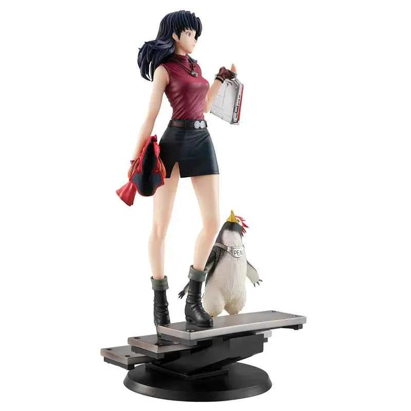 Neon Genesis Evangelion MegaHouse GALS Series Rebuild of Evangelion Misato Katsuragi & Penpen Licensed PVC Figure