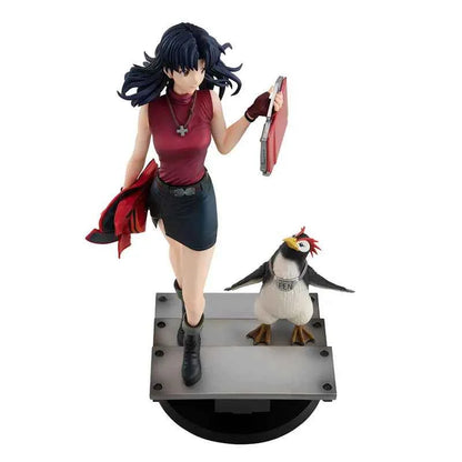 Neon Genesis Evangelion MegaHouse GALS Series Rebuild of Evangelion Misato Katsuragi & Penpen Licensed PVC Figure