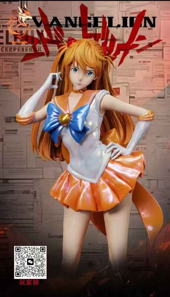 Neon Genesis Evangelion Mei Studio Soryu Asuka Langley Cosplay Sailor Moon Mina Aino Venus Resin Statue