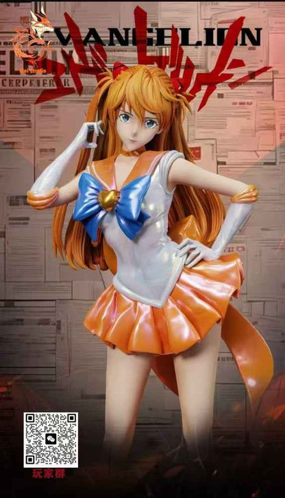 Neon Genesis Evangelion Mei Studio Soryu Asuka Langley Cosplay Sailor Moon Mina Aino Venus Resin Statue