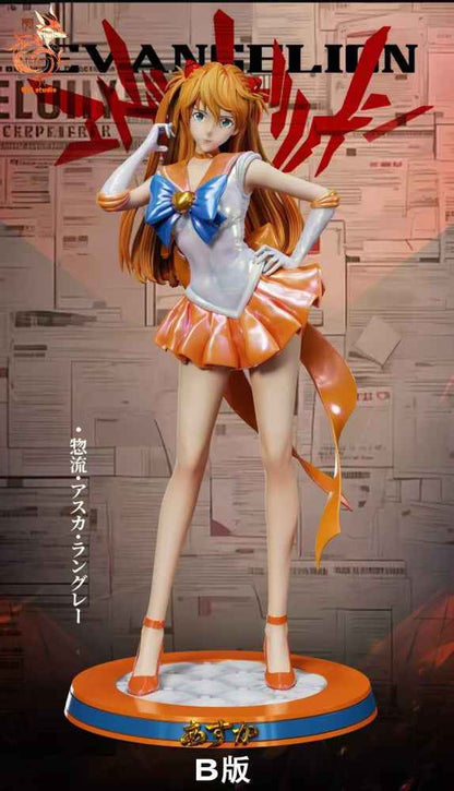 Neon Genesis Evangelion Mei Studio Soryu Asuka Langley Cosplay Sailor Moon Mina Aino Venus Resin Statue