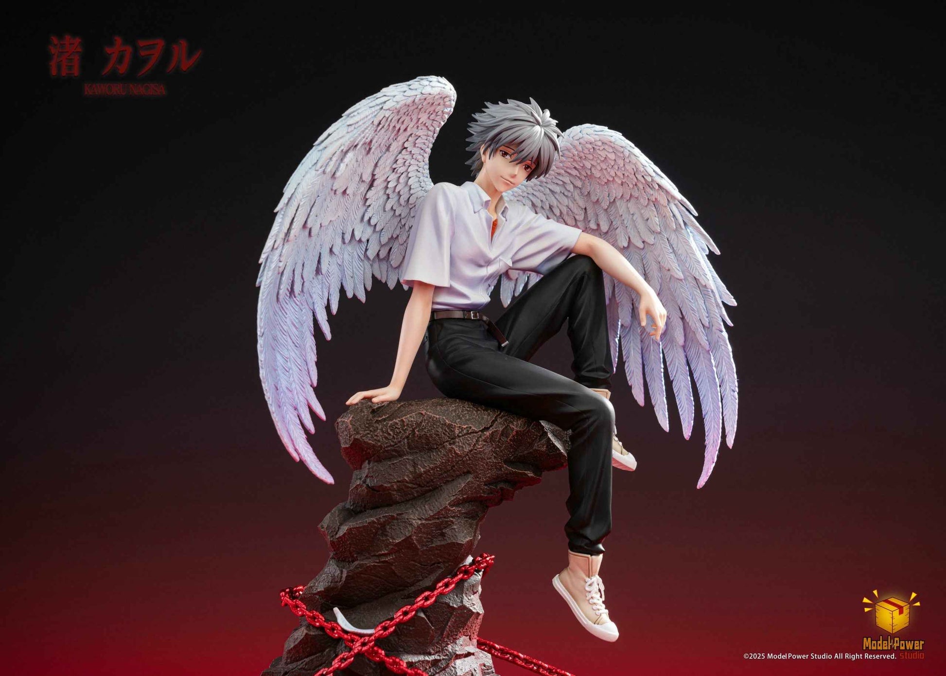 Neon Genesis Evangelion Model Power Studio Kaworu Nagisa Resin Statue