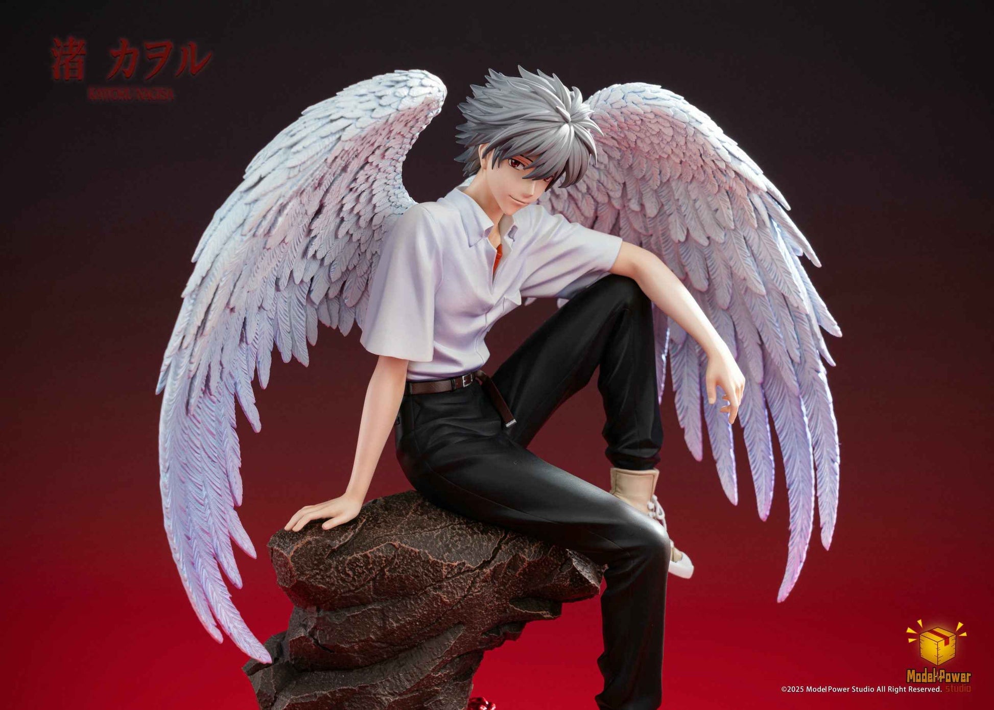 Neon Genesis Evangelion Model Power Studio Kaworu Nagisa Resin Statue