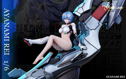 Neon Genesis Evangelion Pink Lady Studio Soryu Asuka Langley & Ayanami Rei Resin Statue