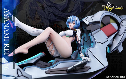 Neon Genesis Evangelion Pink Lady Studio Soryu Asuka Langley & Ayanami Rei Resin Statue