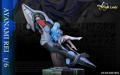 Neon Genesis Evangelion Pink Lady Studio Soryu Asuka Langley & Ayanami Rei Resin Statue