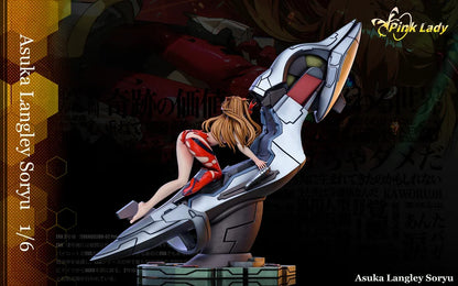 Neon Genesis Evangelion Pink Lady Studio Soryu Asuka Langley & Ayanami Rei Resin Statue