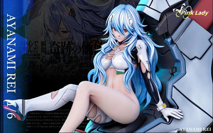 Neon Genesis Evangelion Pink Lady Studio Soryu Asuka Langley & Ayanami Rei Resin Statue