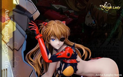 Neon Genesis Evangelion Pink Lady Studio Soryu Asuka Langley & Ayanami Rei Resin Statue