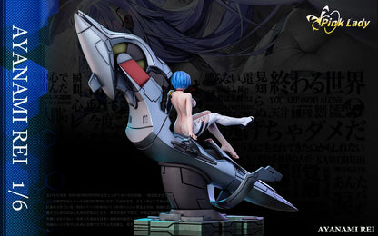 Neon Genesis Evangelion Pink Lady Studio Soryu Asuka Langley & Ayanami Rei Resin Statue