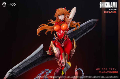 Neon Genesis Evangelion Polar Bear & KOD Studio Soryu Asuka Langley 1/4 Resin Statue