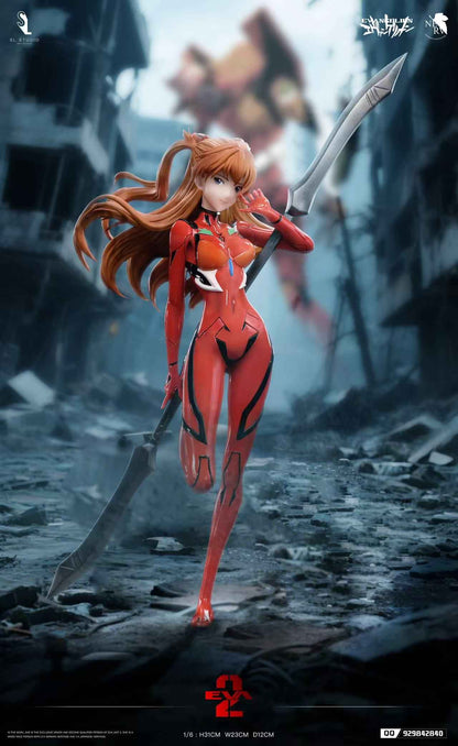Neon Genesis Evangelion SL Studio Asuka Langley Sohryu Plugsuit Resin Statue