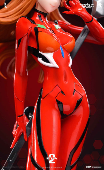 Neon Genesis Evangelion SL Studio Asuka Langley Sohryu Plugsuit Resin Statue